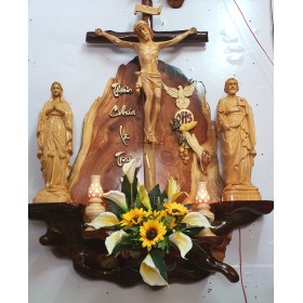 Bộ gỗ hương tượng 50cm pơmu