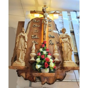 Bộ lưng gõ tượng 60cm pơmu