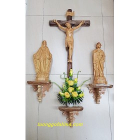 bộ 3 (hoa) tượng polyme 40